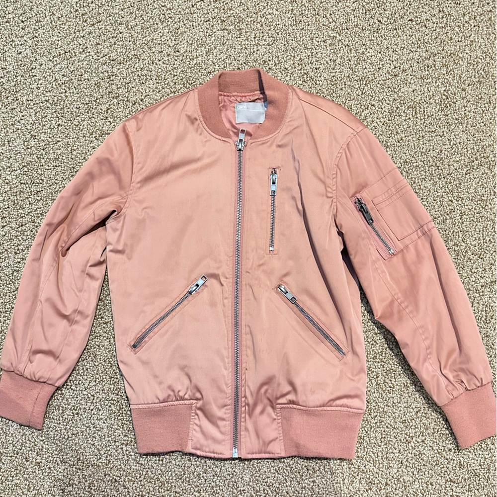ASOS Dusty Pink Bomber Jacket